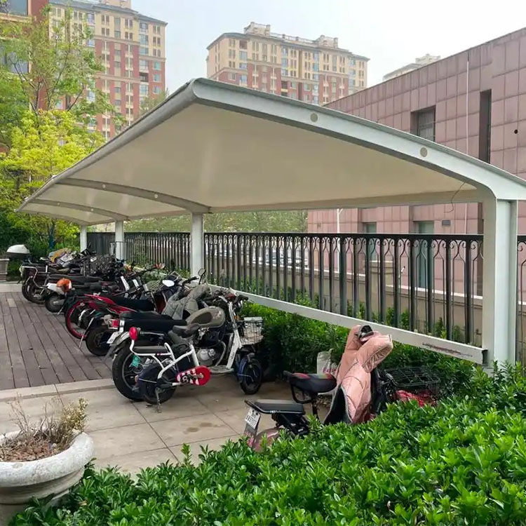 江达县膜结构电动车棚